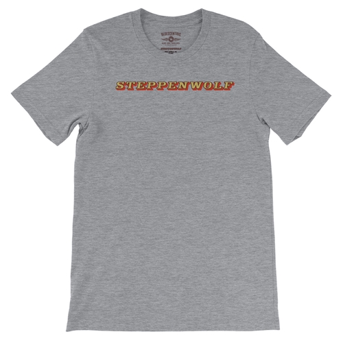 Steppenwolf Logo T-Shirt - Lightweight Vintage Style - vintageathleticheather