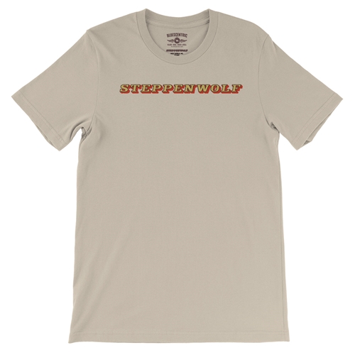 Steppenwolf Logo T-Shirt - Lightweight Vintage Style - vintagecream