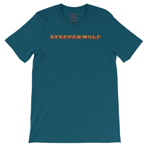 Steppenwolf Logo T-Shirt - Lightweight Vintage Style - vintagedeepteal