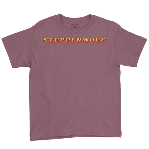 Steppenwolf Logo Youth T-Shirt - Lightweight Vintage Children & Toddlers - youthheathermaroon