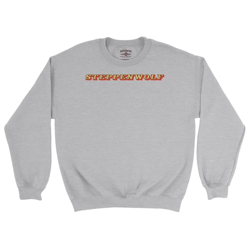 Steppenwolf Logo Crewneck Sweatshirt - crewneckathleticheather
