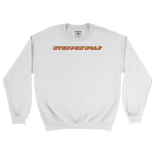 Steppenwolf Logo Crewneck Sweatshirt - white