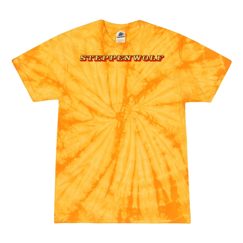 Steppenwolf Logo Tie-Dye T-Shirt - Yellow