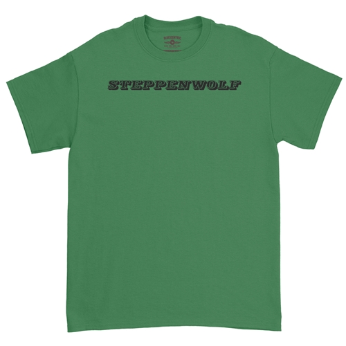 Steppenwolf Logo T-Shirt - Classic Heavy Cotton - classickellygreen