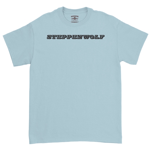 Steppenwolf Logo T-Shirt - Classic Heavy Cotton - classiclightblue