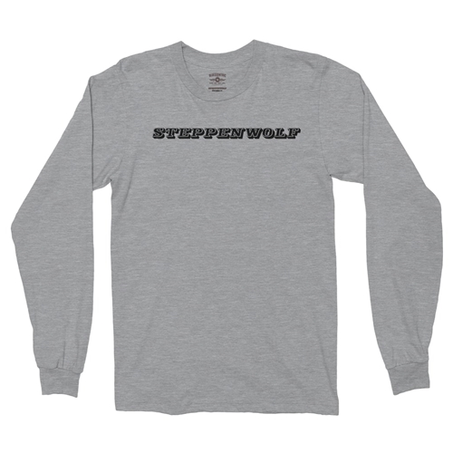 Steppenwolf Logo Long Sleeve T-Shirt - longsleeveathleticheather