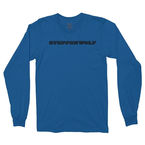 Steppenwolf Logo Long Sleeve T-Shirt - longsleeveblue