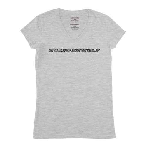 Steppenwolf Logo V-Neck T Shirt - Women