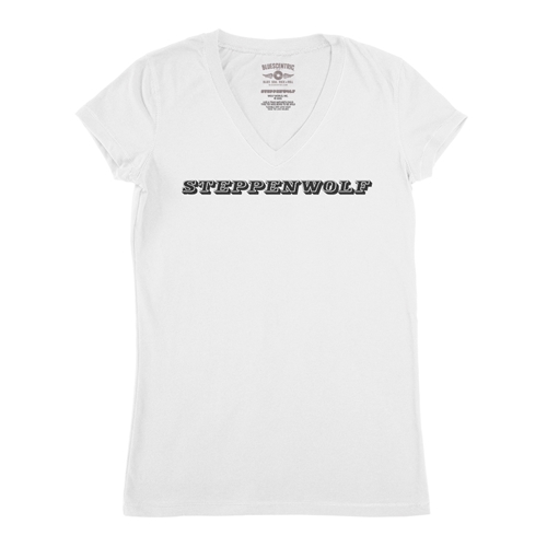 Steppenwolf Logo V-Neck T Shirt - Women