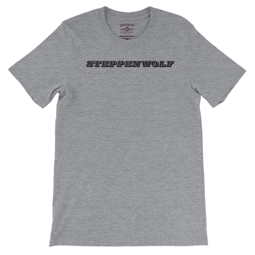 Steppenwolf Logo T-Shirt - Lightweight Vintage Style - vintageathleticheather