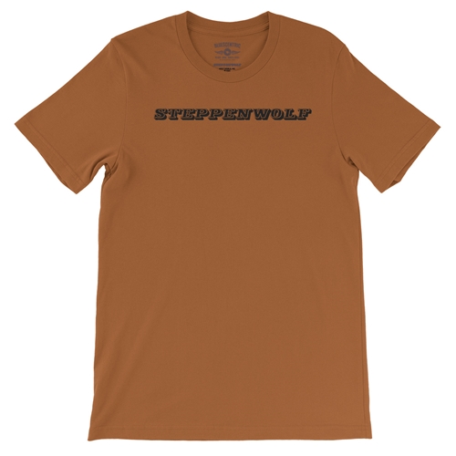 Steppenwolf Logo T-Shirt - Lightweight Vintage Style - vintageburntorange