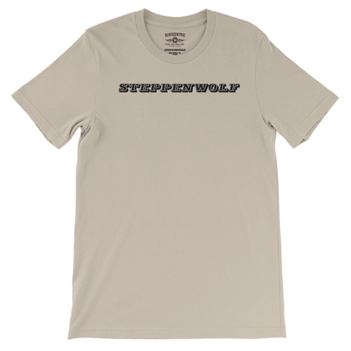 Steppenwolf Logo T-Shirt - Lightweight Vintage Style - vintagecream