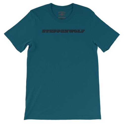 Steppenwolf Logo T-Shirt - Lightweight Vintage Style - vintagedeepteal
