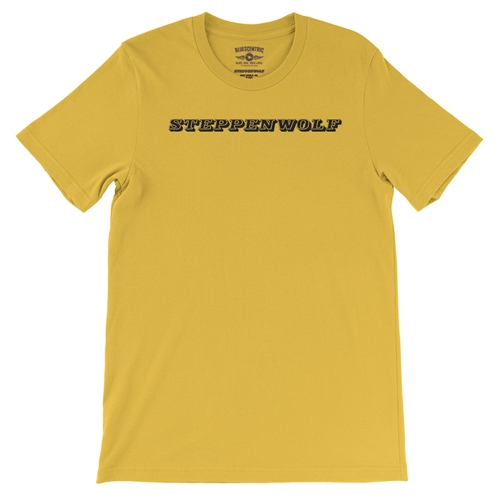 Steppenwolf Logo T-Shirt - Lightweight Vintage Style - vintagemaizeyellow