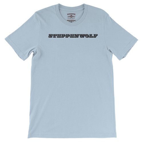 Steppenwolf Logo T-Shirt - Lightweight Vintage Style - vintagethrowbackblue