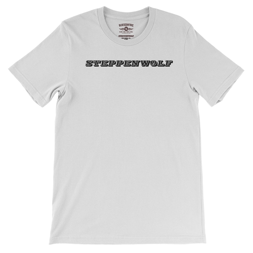 Steppenwolf Logo T-Shirt - Lightweight Vintage Style - vintagewhite