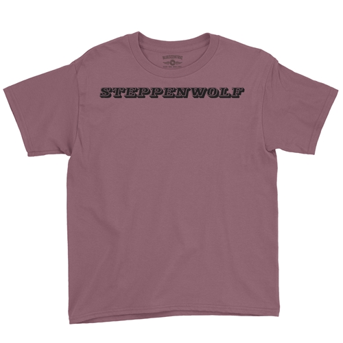 Steppenwolf Logo Youth T-Shirt - Lightweight Vintage Children & Toddlers - youthheathermaroon