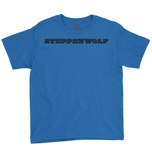 Steppenwolf Logo Youth T-Shirt - Lightweight Vintage Children & Toddlers - youthroyalblue