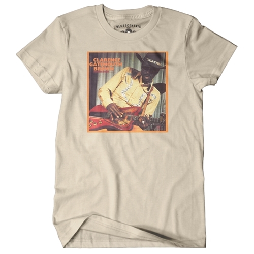 CLEARANCE - XL Sand Clarence Gatemouth Brown Pressure Cooker T-Shirt - Classic Heavy Cotton