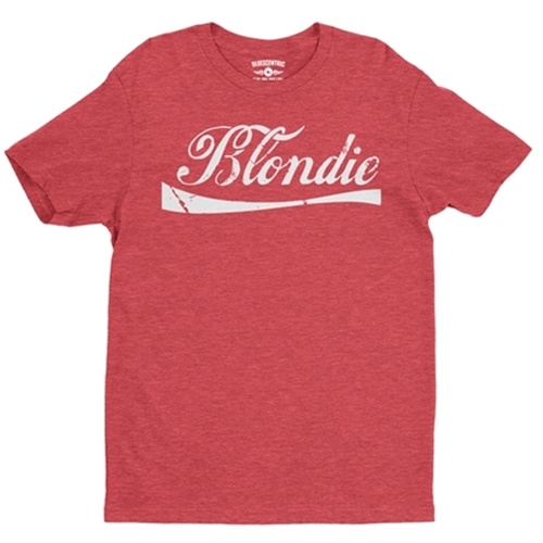 CLEARANCE - 3XL Red Classic Blondie Logo T-Shirt - Lightweight Vintage Style