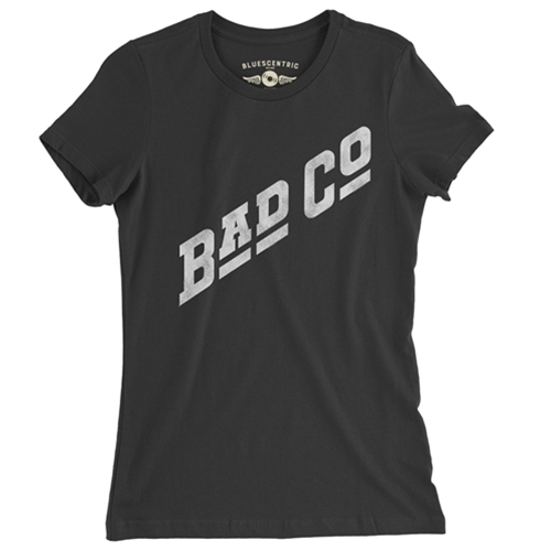 CLEARANCE - Large Black Bad Company Ladies T Shirt - Relaxed Fit