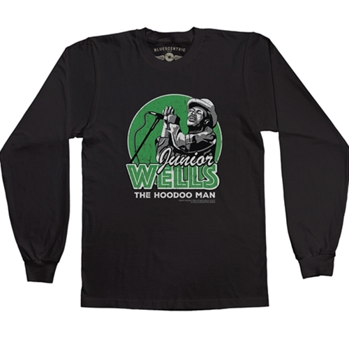 CLEARANCE - XL Athletic Heather Junior Wells Messin with the Kid Vinyl Record Long Sleeve T-Shirt