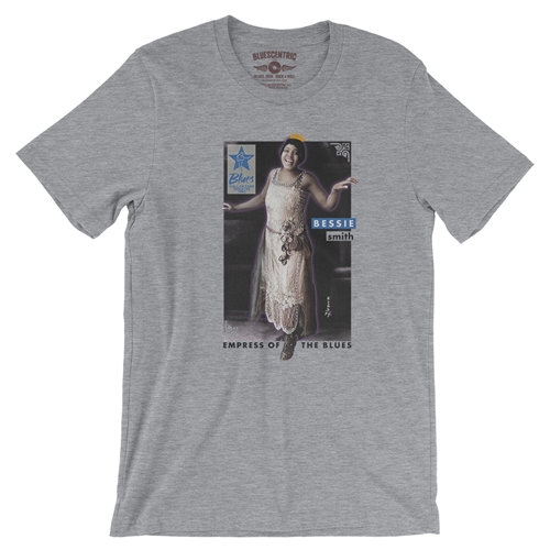 Ltd. Ed. Blues Hall of Fame Bessie Smith T-Shirt - Lightweight Vintage Style - vintageathleticheather