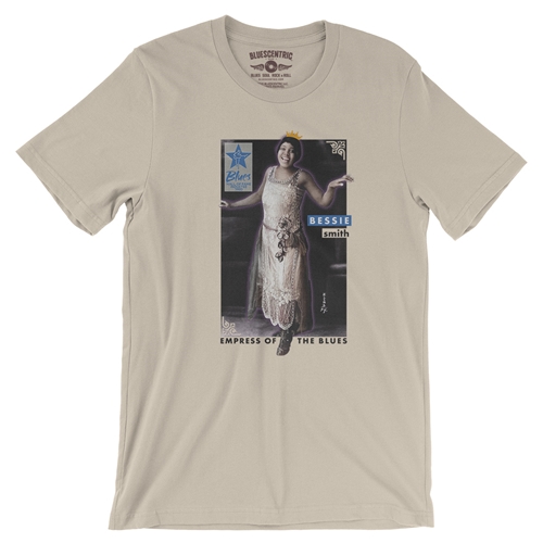 Ltd. Ed. Blues Hall of Fame Bessie Smith T-Shirt - Lightweight Vintage Style - vintagecream