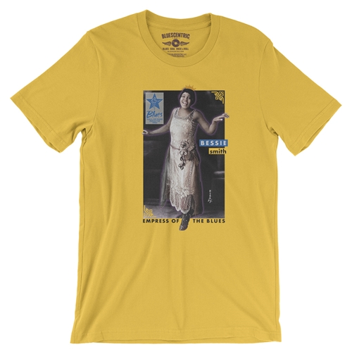 Ltd. Ed. Blues Hall of Fame Bessie Smith T-Shirt - Lightweight Vintage Style - vintagemaizeyellow