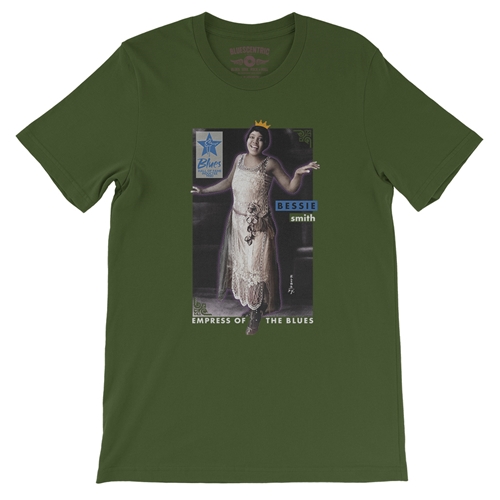 Ltd. Ed. Blues Hall of Fame Bessie Smith T-Shirt - Lightweight Vintage Style - vintageolive