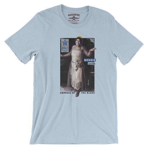 Ltd. Ed. Blues Hall of Fame Bessie Smith T-Shirt - Lightweight Vintage Style - vintagethrowbackblue