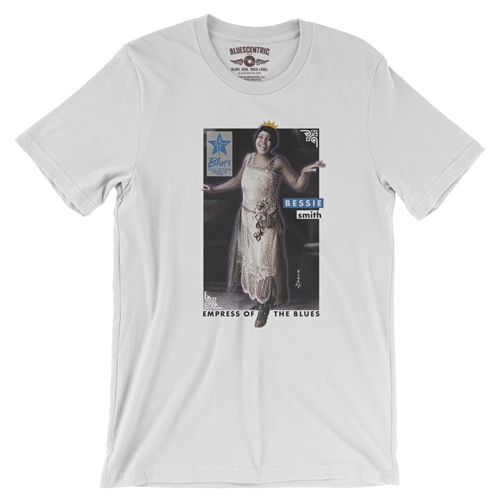 Ltd. Ed. Blues Hall of Fame Bessie Smith T-Shirt - Lightweight Vintage Style - vintagewhite
