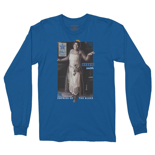 Ltd. Ed. Blues Hall of Fame Bessie Smith Long Sleeve T-Shirt - longsleeveblue