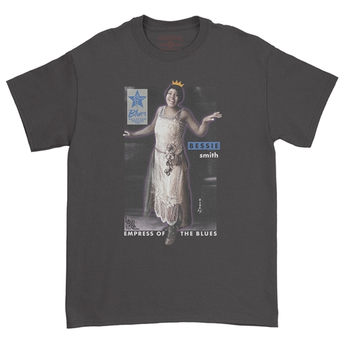 Ltd. Ed. Blues Hall of Fame Bessie Smith T-Shirt - Classic Heavy Cotton - classicblack