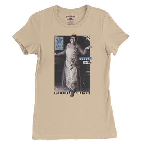 Ltd. Ed. Blues Hall of Fame Bessie Smith Ladies T Shirt - Relaxed Fit - ladiessanddune