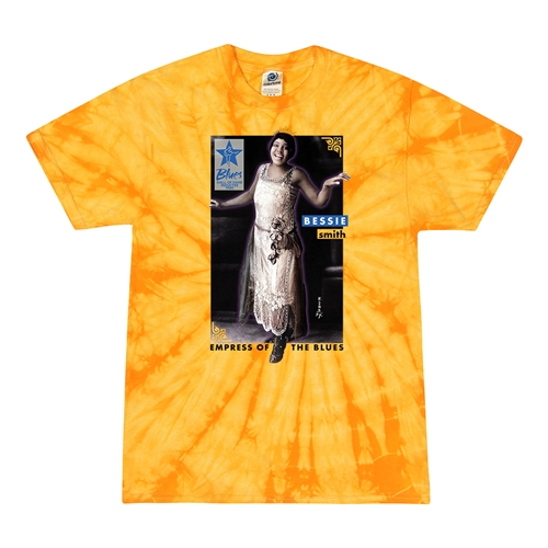 Ltd. Ed. Blues Hall of Fame Bessie Smith Tie-Dye T-Shirt - Yellow