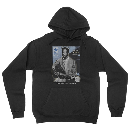 Ltd. Ed. Blue Hall of Fame Blind Willie Johnson Pullover Jacket - hoodieblack