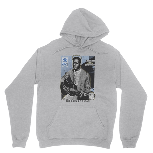 Ltd. Ed. Blue Hall of Fame Blind Willie Johnson Pullover Jacket - hoodiehaulash