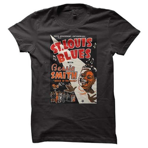 Bessie Smith St Louis Blues T-Shirt - Classic Heavy Cotton - classicblack