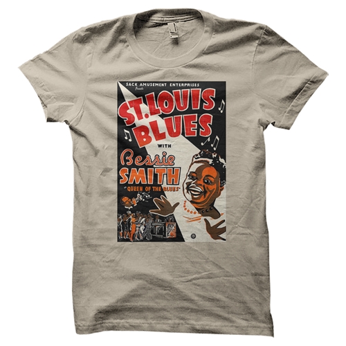 Bessie Smith St Louis Blues T-Shirt - Classic Heavy Cotton - classicsand