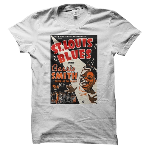 Bessie Smith St Louis Blues T-Shirt - Classic Heavy Cotton - classicwhite