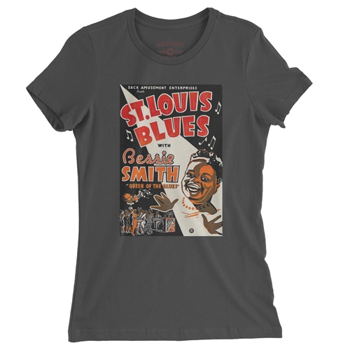 Bessie Smith St Louis Blues Ladies T Shirt - Relaxed Fit - ladiessmoke