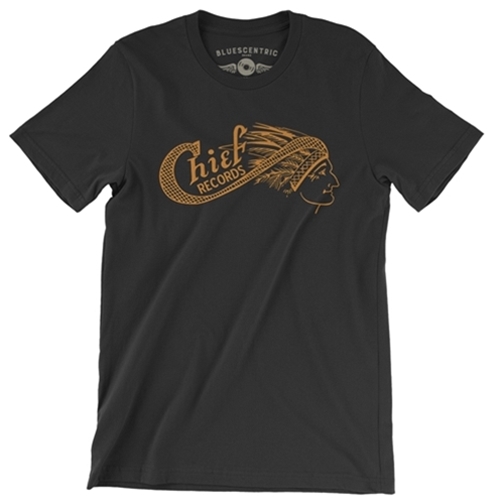 CLEARANCE - Small Black Chief Records T-Shirt - Lightweight Vintage Style