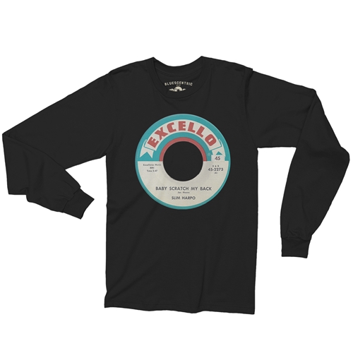 Excello Records Vinyl Record Long Sleeve T-Shirt - longsleeveblack