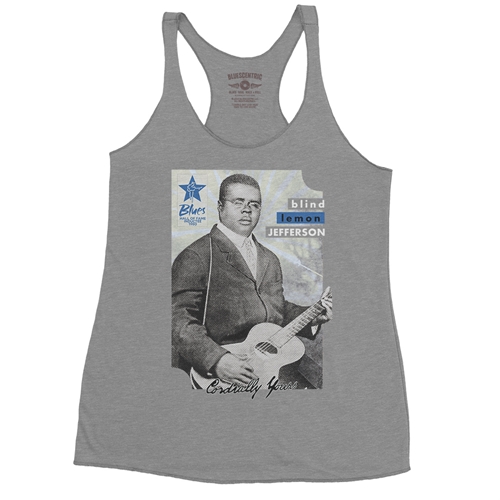Ltd. Ed. Blues Hall of Fame Blind Lemon Jefferson Racerback Tank - Women