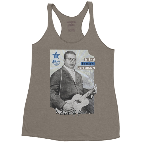Ltd. Ed. Blues Hall of Fame Blind Lemon Jefferson Racerback Tank - Women