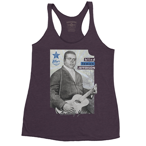 Ltd. Ed. Blues Hall of Fame Blind Lemon Jefferson Racerback Tank - Women