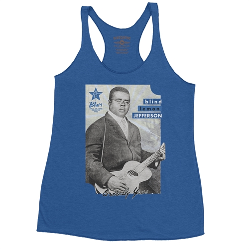 Ltd. Ed. Blues Hall of Fame Blind Lemon Jefferson Racerback Tank - Women