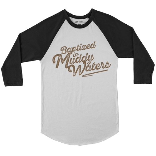 T-shirt Blues Electric Mud Baseball Top All Sizes/Colours Muddy Waters