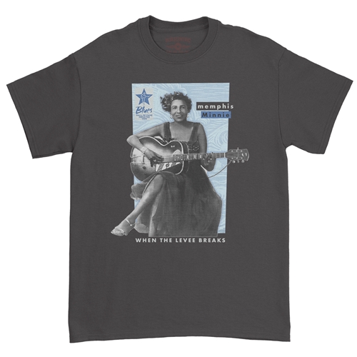 Ltd. Ed. Blues Hall of Fame Memphis Minnie T-Shirt - Classic Heavy Cotton - classicblack